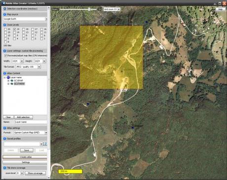 Exporter des cartes rasters au format KMZ pour votre GPS Garmin pour le geocaching