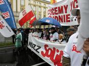 syndicalistes polonais l'action européenne protestation