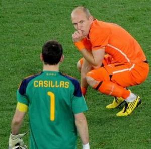 Robben homme de verre déprimé