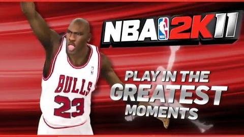 NBA 2K11 ... La carrière de Jordan dans le jeu et en vidéo