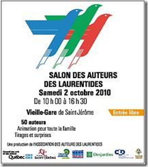 Salon des auteur des Lautrentides