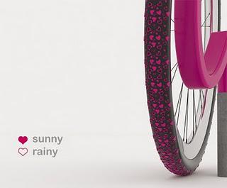 Le pneu de vélo Spread your love