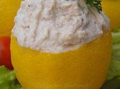 Citrons farcis thon mozzarella