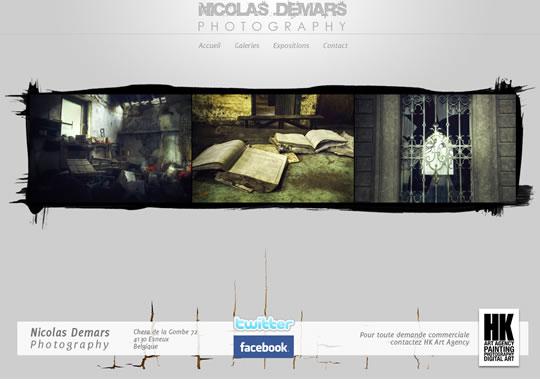 Nicolas Demars, nouveau site