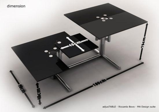 Ajus-(table), un mobilier modulaire de Riccardo Bovo - 4