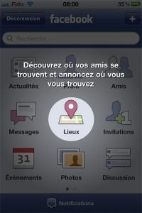 Facebook: « Lieux » débarque en France