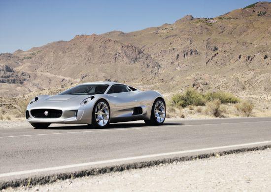 C X75 jaguar 3 La C X75, jaguar dévoile un concept car hybride électrique ...