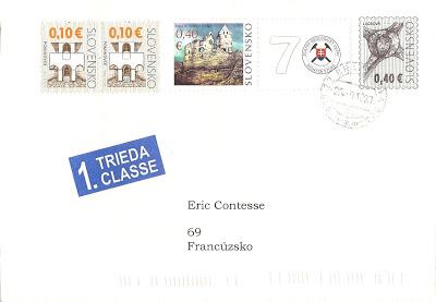 Entier postal slovaque