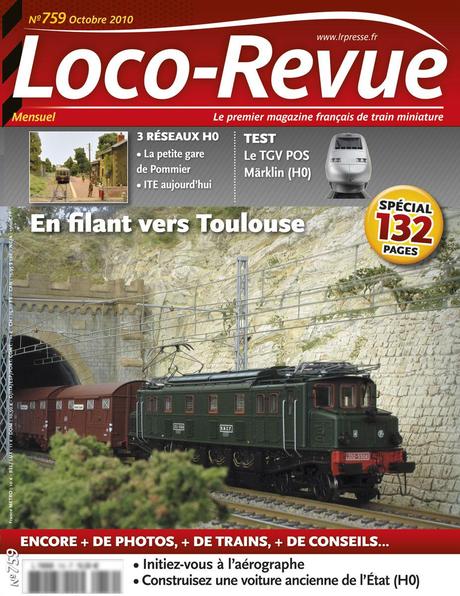 Loco-Revue numéro 759 d'octobre 2010
