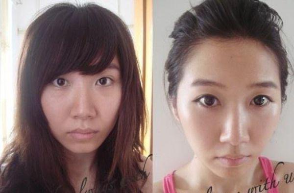 Filles chinoises et l’art du Make-up
