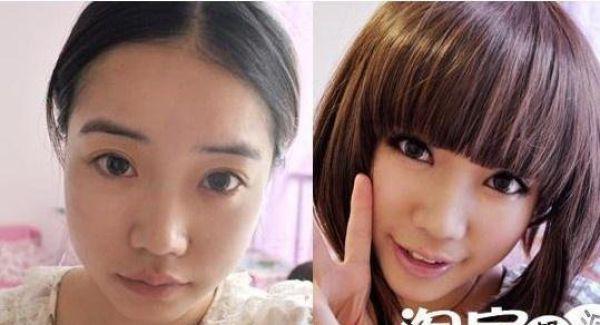 Filles chinoises et l’art du Make-up