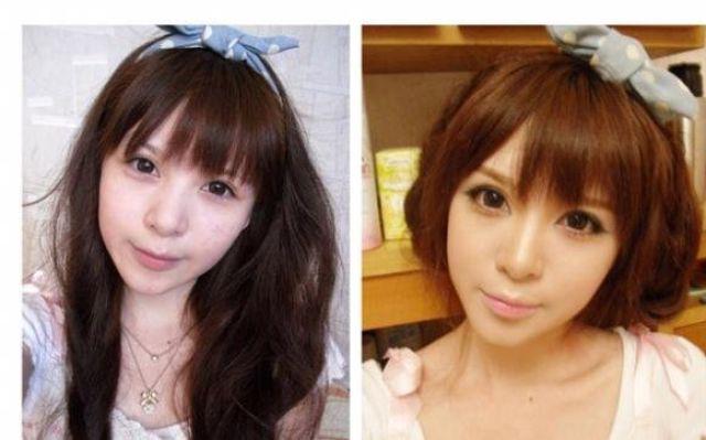 Filles chinoises et l’art du Make-up