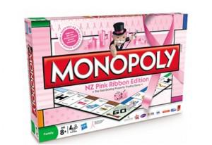 monopoly pink ribbon edition nz 300x206 Un Monopoly Pink Edition pour la lutte contre le cancer du sein