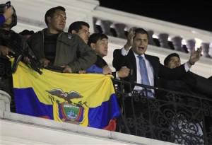 Rafael Correa libéré par l’armée