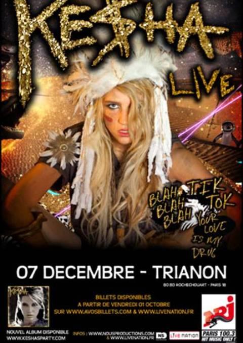 Kesha ... En concert en France pour la première fois