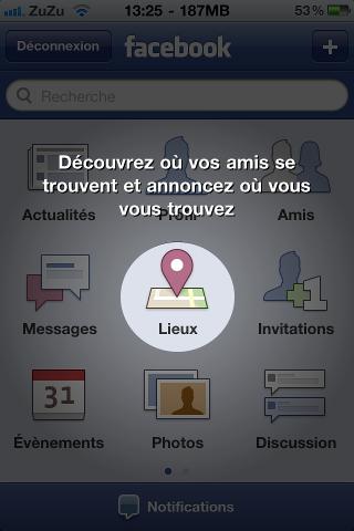 Facebook « Lieux » est fonctionnel en France depuis aujourd’hui !