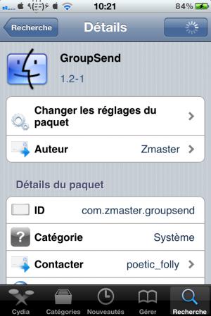 GroupSend: envoyez facilement un sms groupé
