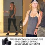 Miley Cyrus with her personal trainer in Los Angeles( october... on Twitpic