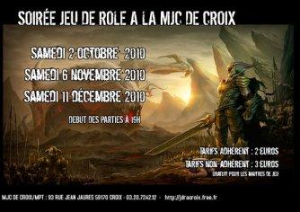 oct2010 low Soirées Jeux de Rôle à la MJC de Croix