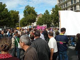 Manifestation contre la réforme des retraites dans les rues de Tours