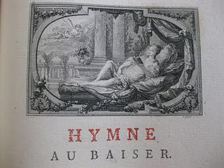 Un grand livre de bibliophilie du XVIIIème: Les Baisers de Dorat