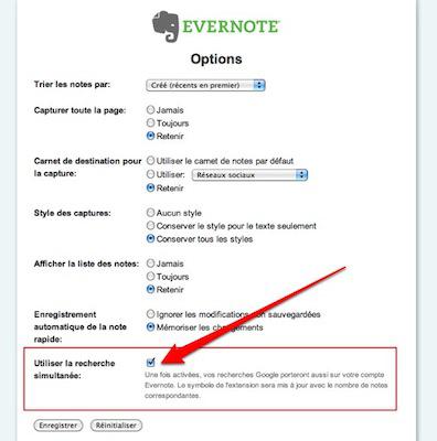 chrome google evernote 1 Chrome: recherchez simultanément sur Google et Evernote