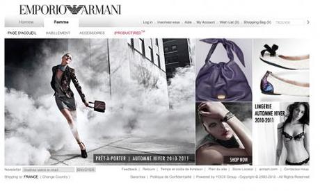 e-commerce Emporio Armani