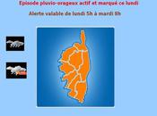 Alerte Météo Locale niveau orange Dégradation pluvio-orageuse lundi