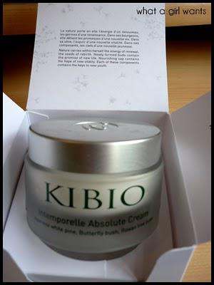 Crème Intemporelle Absolue de Kibio, l'élue de ma peau