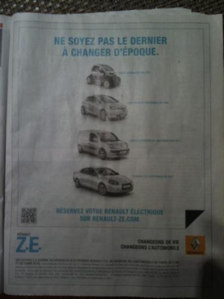 QRCode et Renault : l’utilisateur mobile est ignoré ! QRCode et Renault : l’utilisateur mobile est ignoré !
