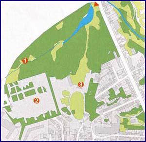 plan du parc de la Gaudinière
