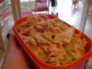 Verrine Saumon poireaux dukan