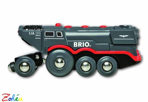 Grande locomotive à vapeur à piles Brio