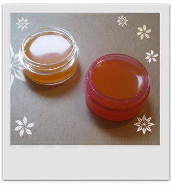 Baume douceur pour les lèvres pomme, carotte et framboise : recette de cosmétique maison avec MaCosmetoPerso