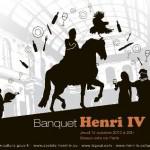 Grand banquet Henri IV le 14 octobre : inscrivez vous vite !