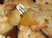 Crumble pommes caramel beurre sale