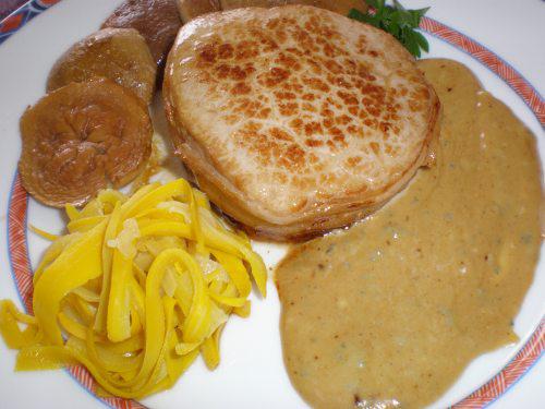 GRENADINS POELES AUX CEPES ET A LA FOURME D’AMBERT