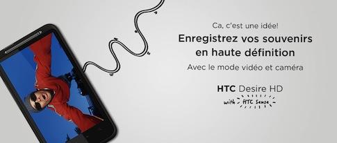 HTC : Desire HD, Desire Z et la nouvelle expérience Sense