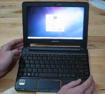 Ubuntu 10.10 Maverick Meerkat RC porté sur le smartbook Toshiba AC100