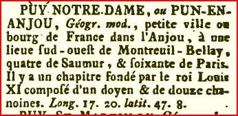 .. LE PUY-NOTRE-DAMEetLe 1er juillet 1751 paraît le premi...