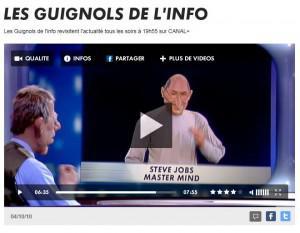Seconde apparition de Steve Jobs aux Guignols de l’info