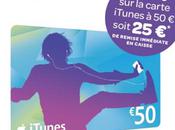 Promotions cartes iTunes chez Carrefour Géant Casino