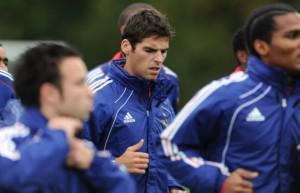 Au 1er entraînement, c’est Gourcuff-Nasri-Malouda…impossible samedi