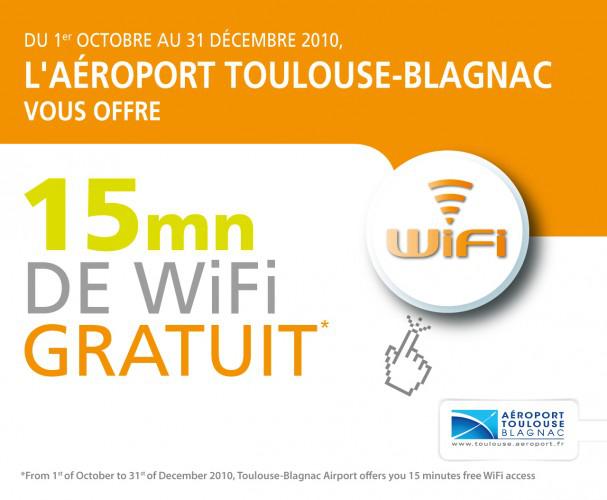 Un peu de Wi-Fi gratuit à l’aéroport de Toulouse, ça vous dit ?