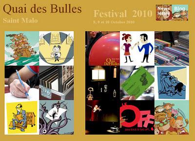 Festival BD de l’automne 2010 : le 30e anniversaire de Quai des Bulles à Saint-Malo