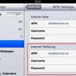 Le partage de connexion de l’iPad se cache dans iOS 4.2