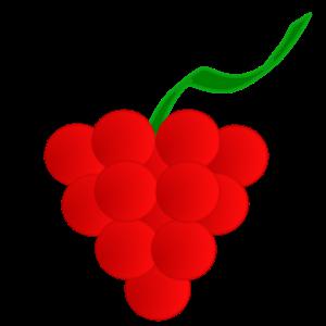 symbole d'une grappe de raisin