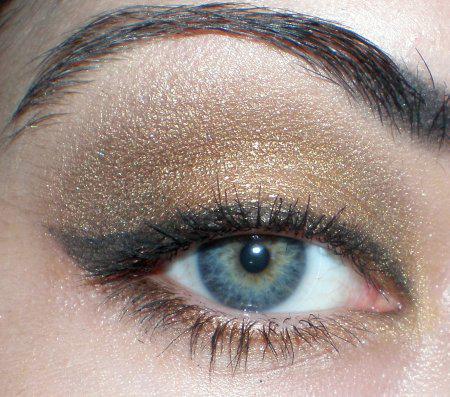 Make Up #75 : Camaïeu de brun doré