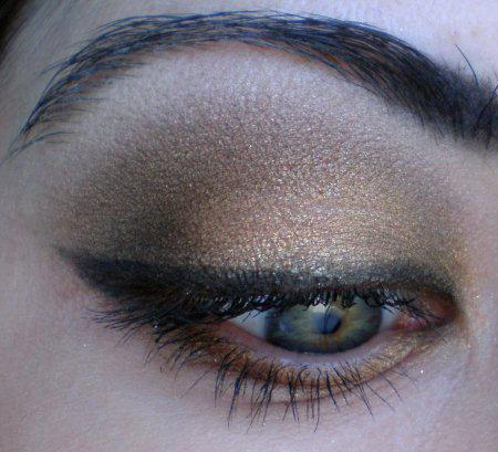Make Up #75 : Camaïeu de brun doré