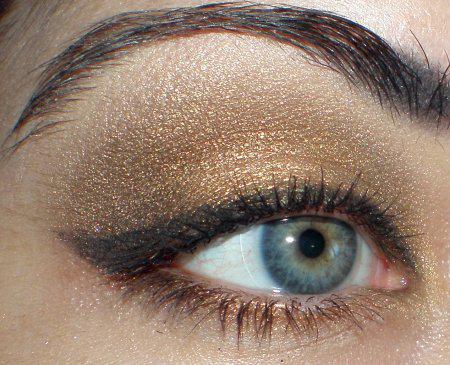 Make Up #75 : Camaïeu de brun doré